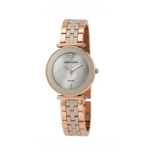 Anne Klein Diamond Ceramic Women's Bracelet Watch (AK/3158TPRG)