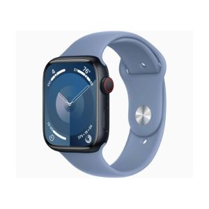Apple Watch Series 9 Midnight Aluminum Case With Sport Band-GPS-41 mm-Winter Blue