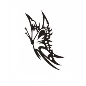 Wish Hub Butterfly Cartoon Vinyl Car Body Sticker