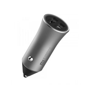 Xiaomi Mi Pro QC 18W Dual USB Car Charger Silver