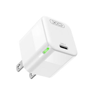 XO 30W USB Type C PD Charger For iPhone - White (CE06)