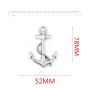 iShopping - G-Mart 3D Anchor Car Decoration Sticker - Silver