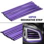 iShopping - G-Mart Car Air Conditioner U Shape Molding Strips - Purple