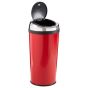 iShopping - Premier Home Red Enamel Touch Top Bin - 30 Ltr (506417)