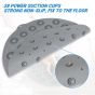 iShopping - M.Mart Round Non-slip Strong Stick Bathroom Mat