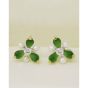 iShopping - Artistic Jewels Tops For Women Green/White (T-88)