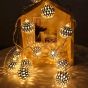 iShopping - Naqshband Iron Ball Fairy Battery String Lights 10 LEDs 1.5m