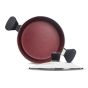iShopping - SK Cookware Marble Coating Copper Cookware Gift Set Maroon - 16 Pieces
