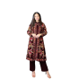 iShopping - Rg Shop Embroidered Full Heavy Gown With Sleeveless Inner And Trouser 3-Pec Suit