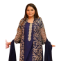 iShopping - Rg Shop Embroided Inner, & Trouser 3Piece Suit.-Blue