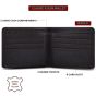 iShopping - Blackbird Leathers Handmade Leather Wallets For Men Black (0006)