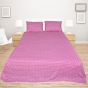 iShopping - Maguari Circle Dots Design Double Bed Sheet Pink (0336)