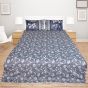 iShopping - Maguari Flowers Design Double Bed Sheet (0334)