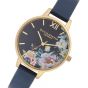 iShopping - Olivia Burton Enchanted Garden Women's Watch Navy Blue (OB16EG113)