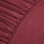 iShopping - Rainbow Linen Jersey Fitted Bed Sheet King Size Red (RHP230)