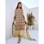 iShopping - Glittire Aura Collection Vol-1 Unstitched 3 Piece (Sandy Scarlet)