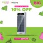 iShopping - Vizo 10000mah Solar1 Power Bank - White
