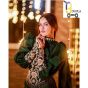 iShopping - Rg Shop Maxi Sleaves Bunch Embroidery Border Work Dupatta 3-Pcs Suit.-Green