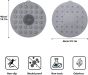 iShopping - M.Mart Round Non-slip Strong Stick Bathroom Mat