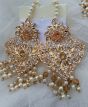 iShopping - Jewel Art Indian Gold Plated Chocker Set With Tika