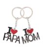 iShopping - Afreeto I Love Papa and Mom Keychain