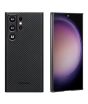 iShopping - Pitaka Carbon Fiber Magnetic Case For Galaxy S23 Ultra Black / Grey Twill 600D (AMT-6234)