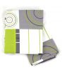 iShopping - AAM Printed Double Bed Sheet With 2 Pillowcase (1533-29)