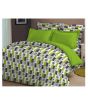 iShopping - AAM Printed Double Bed Sheet With 2 Pillowcase (1533-64)