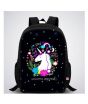 iShopping - Traverse Unicorn Digital Printed Kids Bag - Black (T857S)