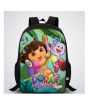 iShopping - Traverse Dora Digital Printed Kids School Backpack - Black (T868S)