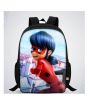 iShopping - Traverse Miraculous Ladybug Digital Printed Kids School Backpack - Black (T319S)