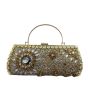 iShopping - AMS Full Fancy Bridal Clutch Golden (ART01)