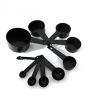 iShopping - M.Mart Measuring Cups & Spoons - Black Pack of 10