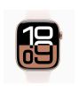 iShopping - Apple Watch Series 10 Rose Gold Aluminum Case With Rubber Sport Band