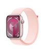 iShopping - Apple Watch Series 9 Pink Aluminum Case With Sport Loop-GPS-45 mm-Pink