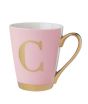 iShopping - Mimo Frosted Deco Monogram Mug - Pink (723273)