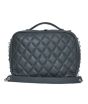 iShopping - Ayra Quilted Crossbody Bag For Women Black