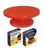 iShopping - Easy Shop 10" Plastic Cake Stand Red