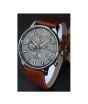 iShopping - Bigotti Leather Men's Watch Brown (BG.1.10170-6)