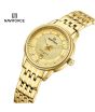 iShopping - Naviforce Exclusive Date Edition Watch For Women Gold (NF-8040L-5)