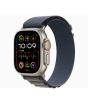 iShopping - Apple Watch Ultra 2 49mm Titanium Case With Alpine Loop-Blue-GPS