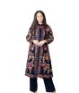 iShopping - Azhari Traders Embroidered With Inner And Trouser Suit 3pcs -Blue