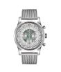 iShopping - Breitling Transocean Chronograph Unitime Men's Watch Silver (AB0510U0/A732-152A)