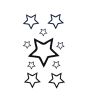 iShopping - G-Mart Star Chain Arm Temporary Tattoo Sticker