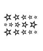 iShopping - G-Mart 3D Star Design Temporary Tattoo Sticker