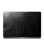 iShopping - G-Mart Crocodile Texture Back Skin Laptop Protector - Black
