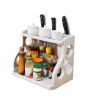 iShopping - G-Mart Multifunctional Double Layer Knife Storage Shelf