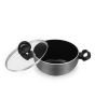 iShopping - Cambridge Non Stick Wok Two Side Handles With Glass Lid 32 Cm (NWT3832)