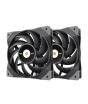 iShopping - Thermaltake ToughFan 12 Radiator Fan Pack Of 2 (CL-F082-PL12BL-A)