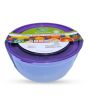 iShopping - Appollo Trend Food Container Medium (Pack Of 3)-Purple